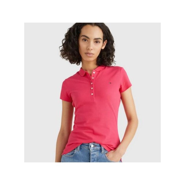Camiseta Feminina Tommy Hilfiger - THWW0WW32900 Rosa - Camisetas e Polos -  Feminino