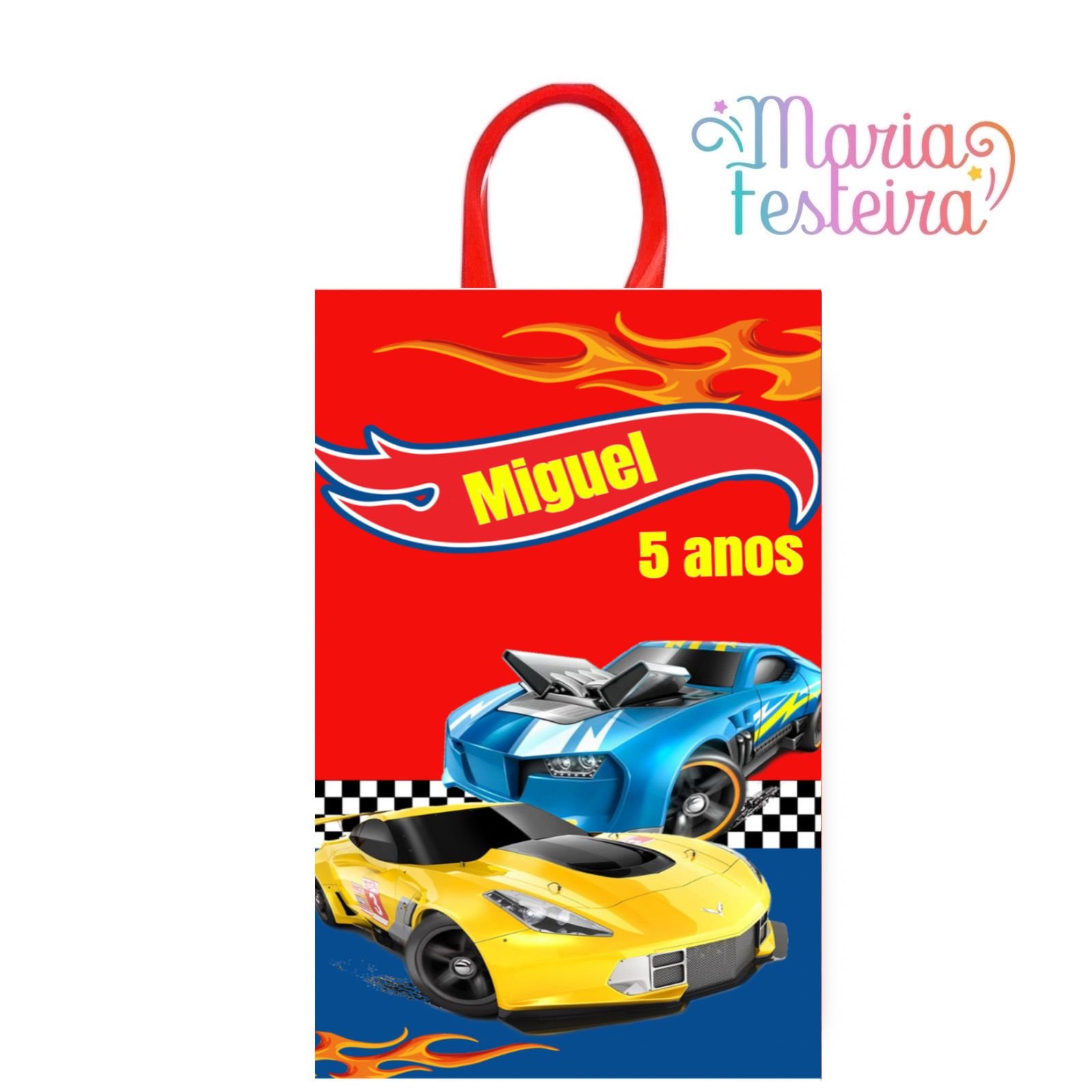 SACOLA PLASTICA HOT WHEELS - Comprar em Loja Festejando