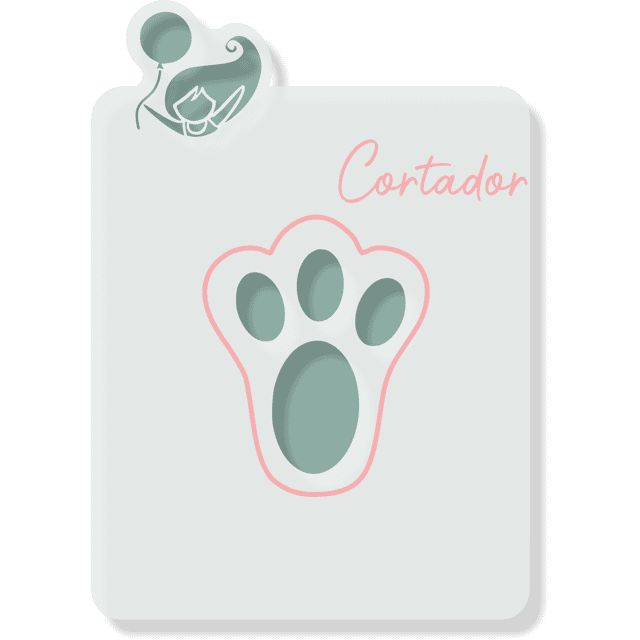 Patinha De Coelho Meu Estencil Levar a massa ao frigorífico por 30m. patinha de coelho