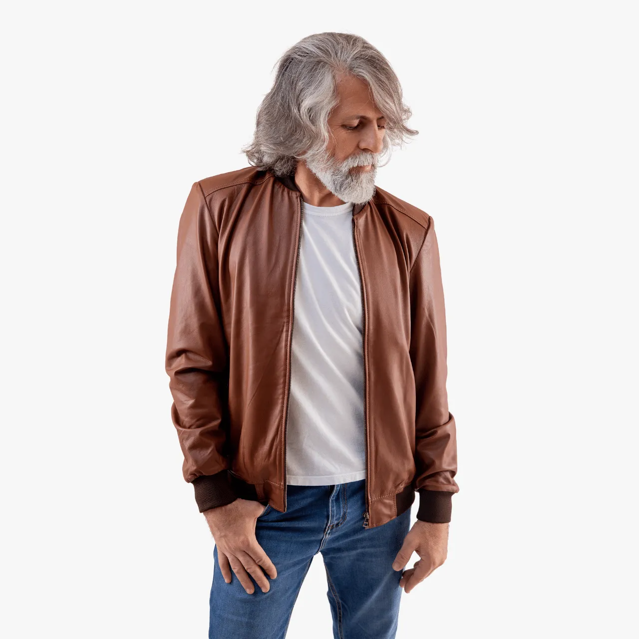 Jaqueta Masculina Jaqueta Bomber De Couro Feminina Bomber De Couro
