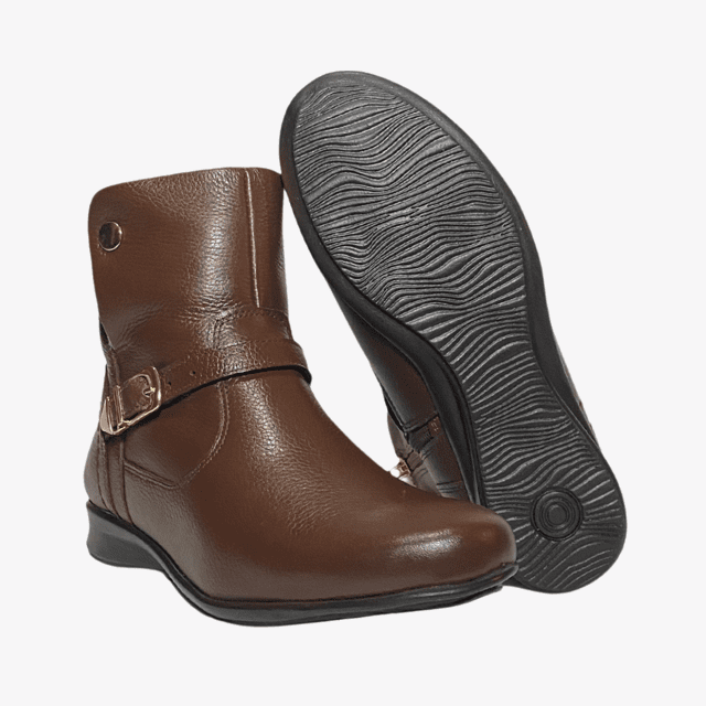 Bota Feminina forrada de couro Arara Brasil 799 Guido Couros