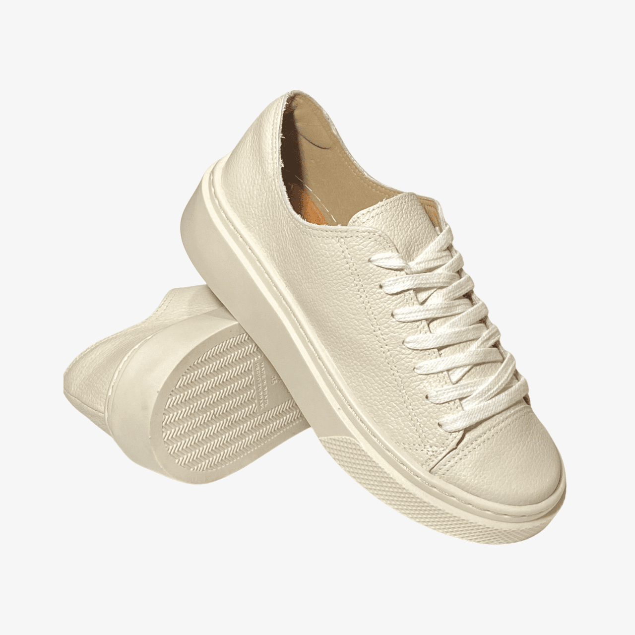 Tênis Básico feminino de couro anne moraes 922 Guido Couros