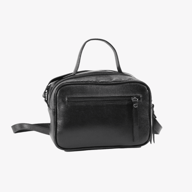 Bolsa Feminina de Couro Preto