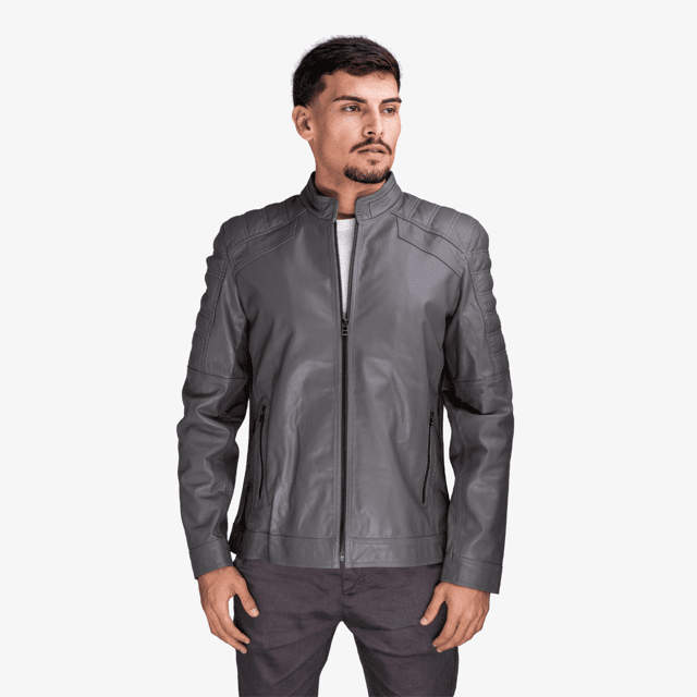 Couro Bovino Jaqueta De Couro Masculina Tamanho Especial Jaqueta