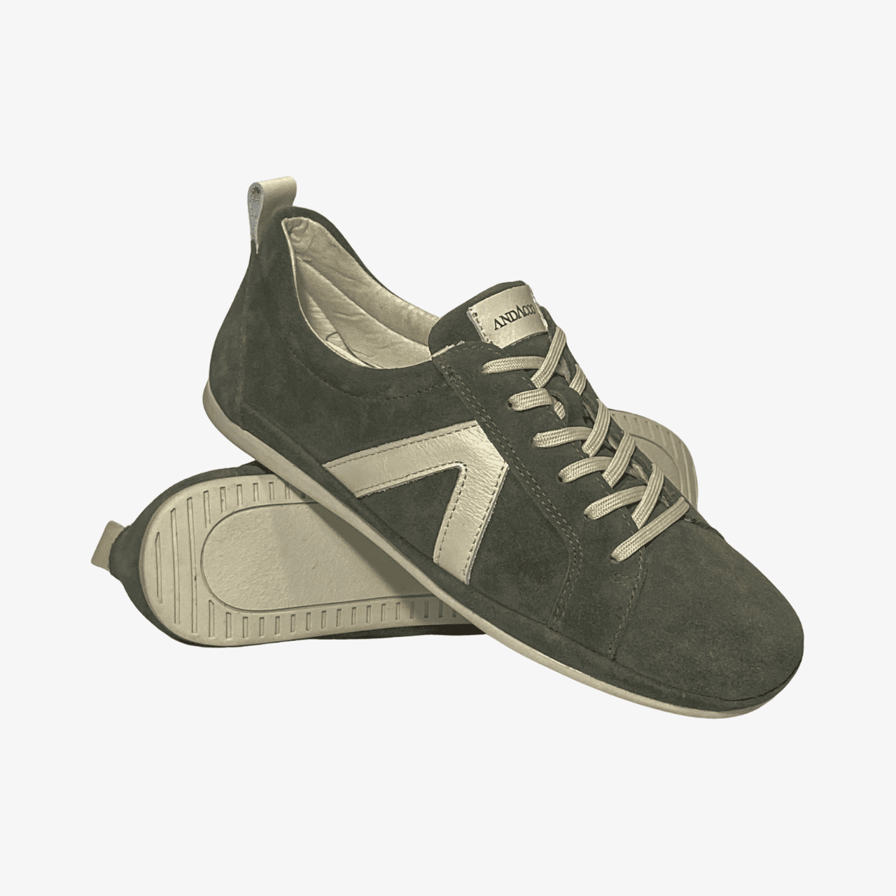 Tênis flat feminino de couro camurça Andacco 885 Guido Couros