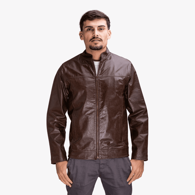 Jaqueta de couro Guido Couros