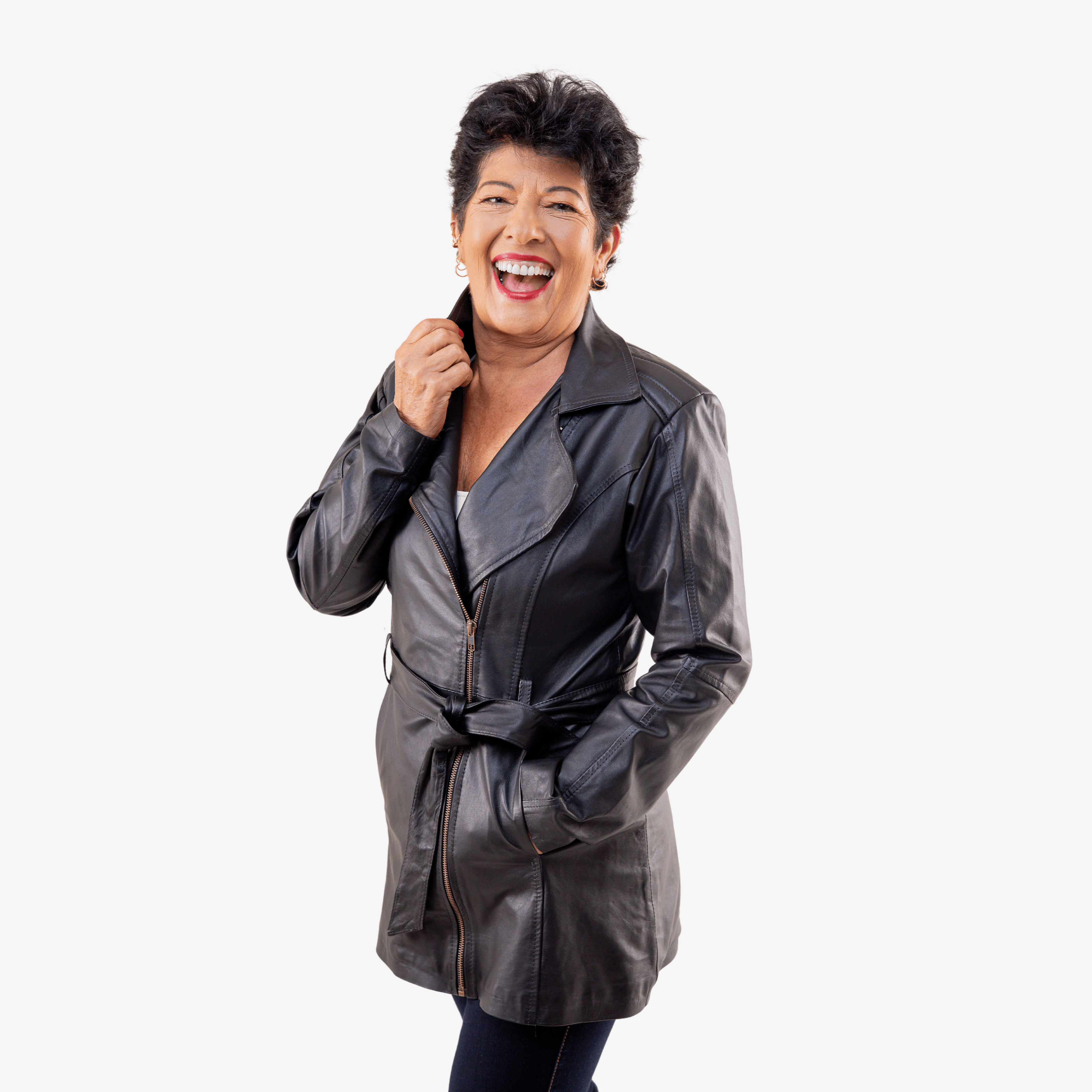 Feminina Plus Size Casaco Feminino Couro Legitimo Jaqueta Feminina