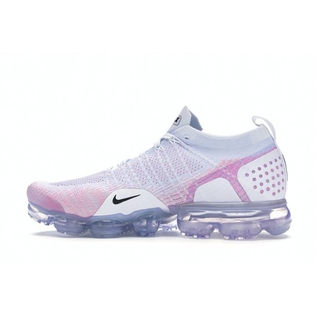 vapormax branco com rosa