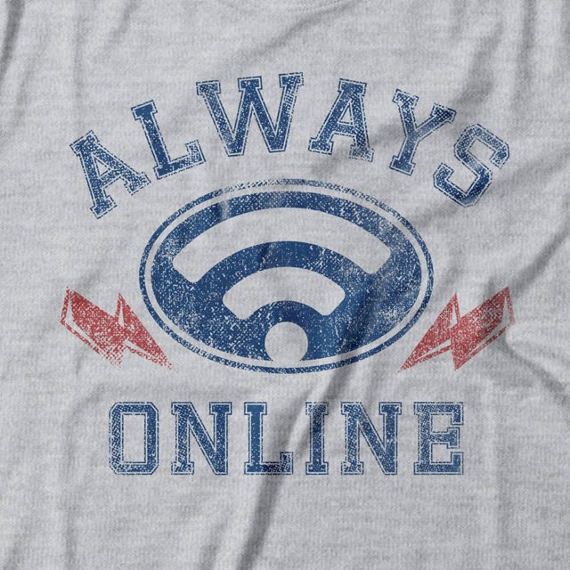 Camiseta Always Online