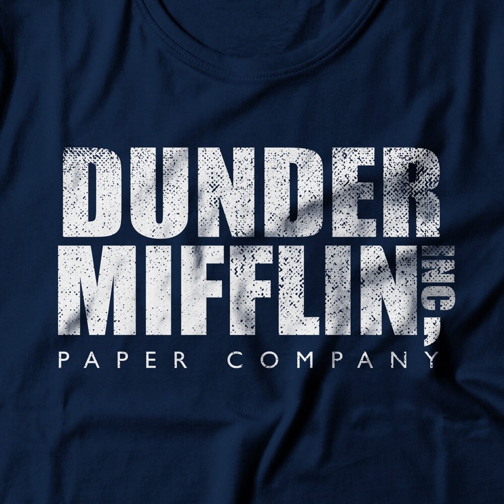 Camiseta blusao feminina Dunder mifflin paper parodia em Promoção na  Americanas