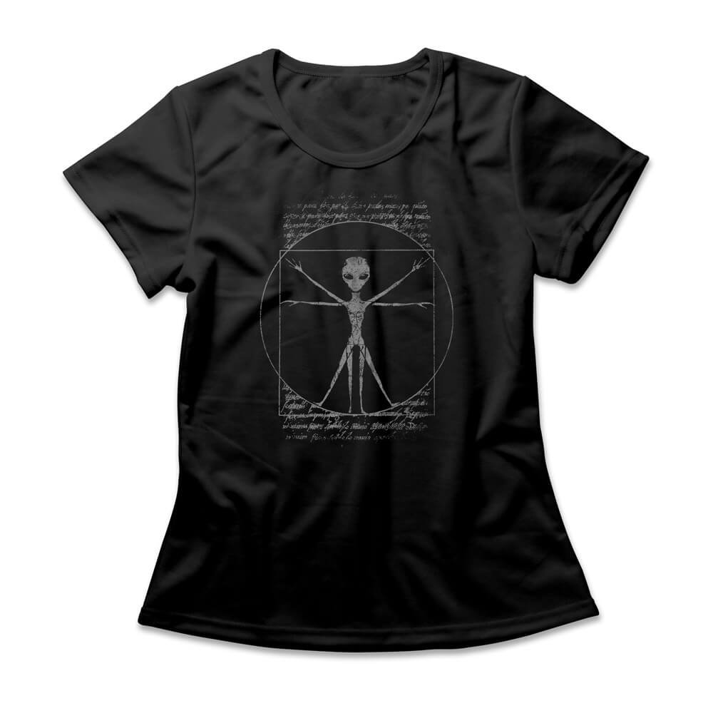 Camiseta Feminina Vitruvian Alien, Studio Geek