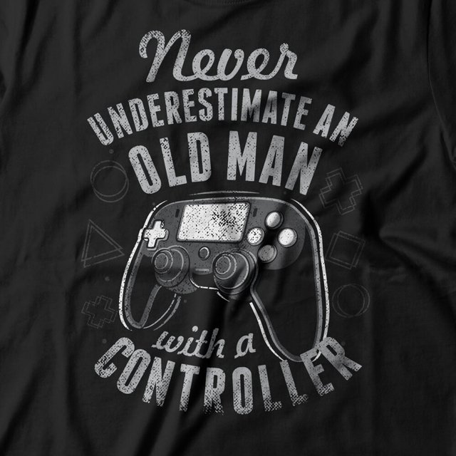 Camiseta Old Man With A Controller