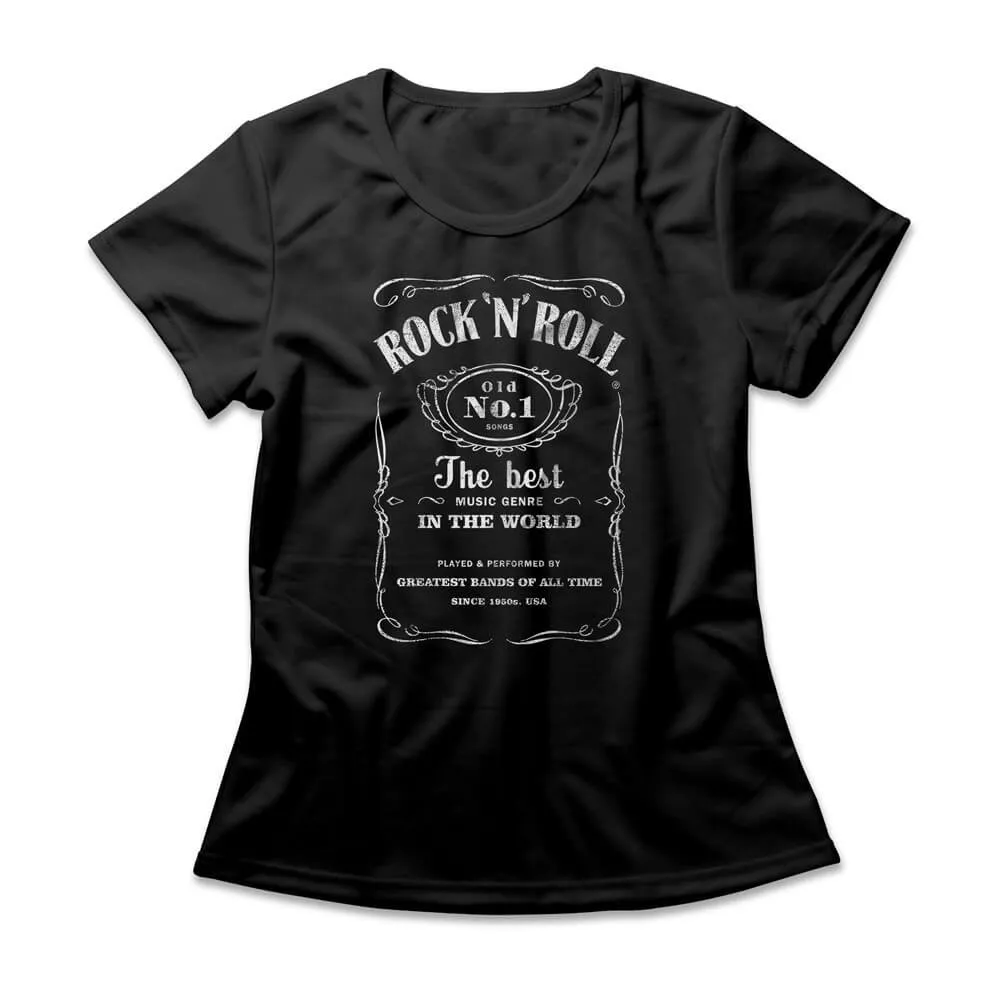 Camiseta Feminina Rock 'N' Roll Label