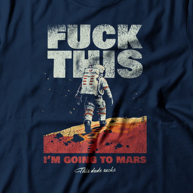 Camiseta Feminina I'm Going To Mars