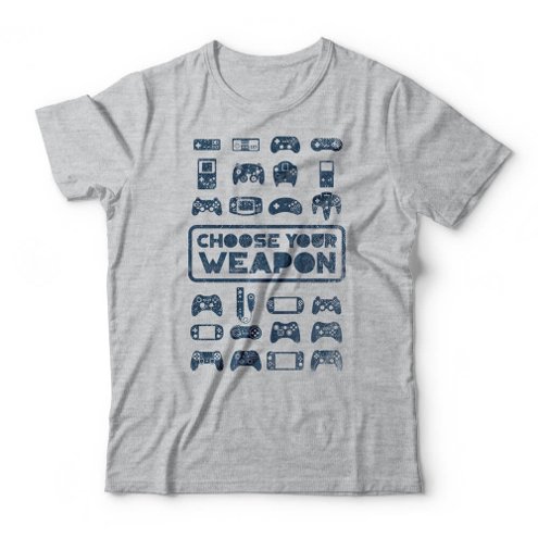 camiseta-choose-your-weapon
