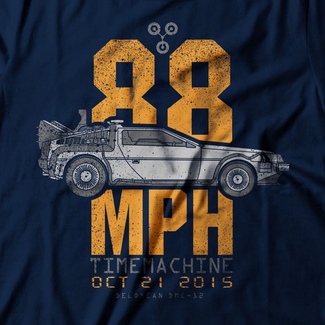 Camiseta Delorean 88 MPH