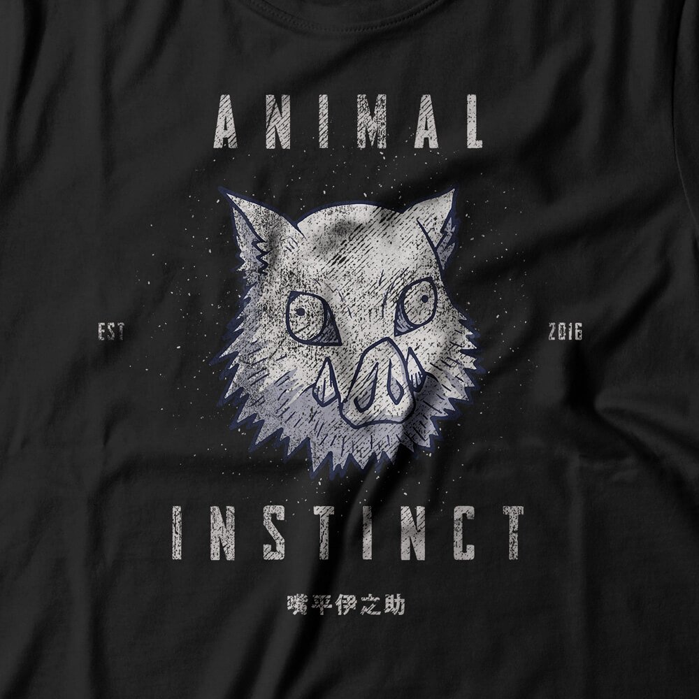 camiseta-demon-slayer-animal-instinct-estampa
