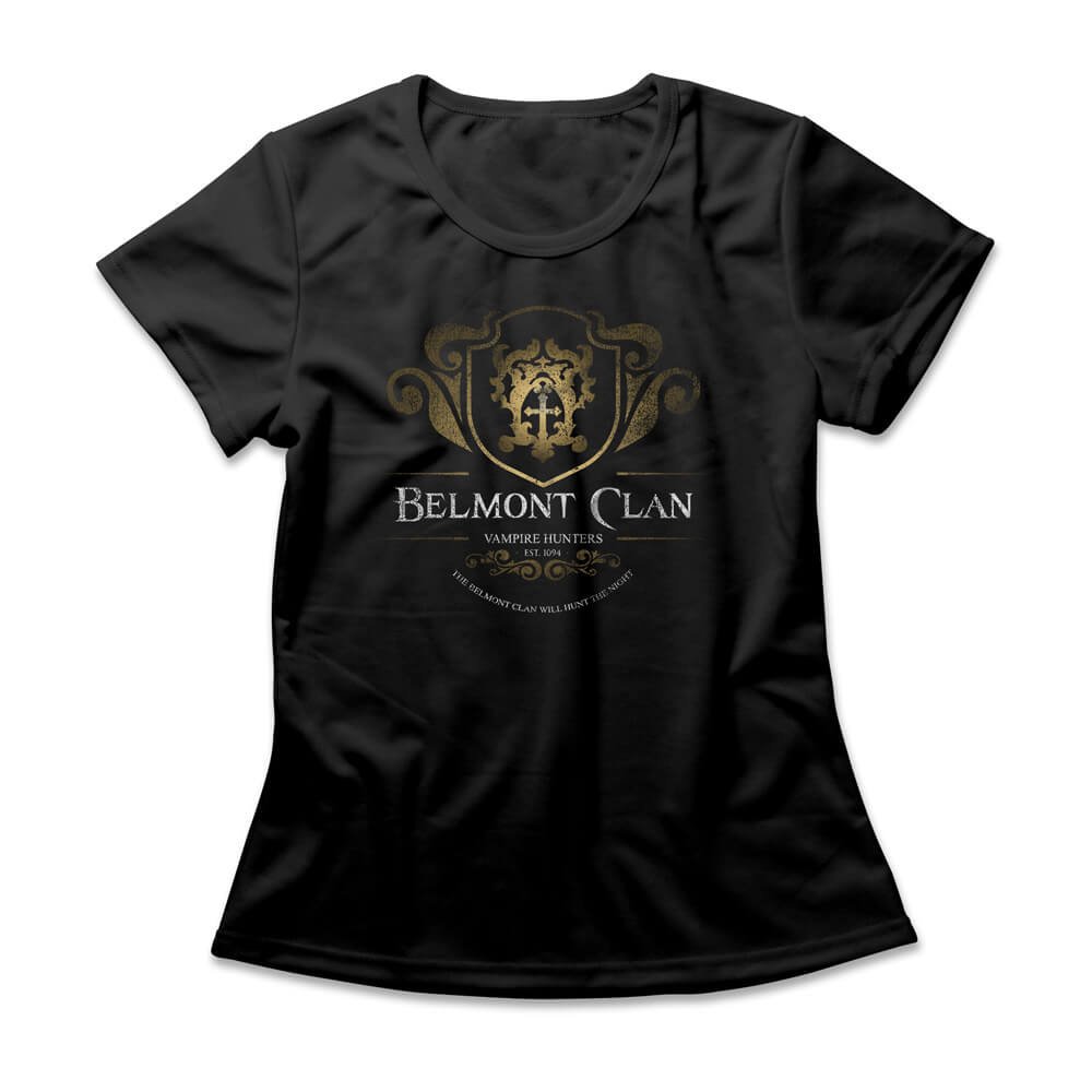 Camiseta Feminina Castlevania Belmont Clan