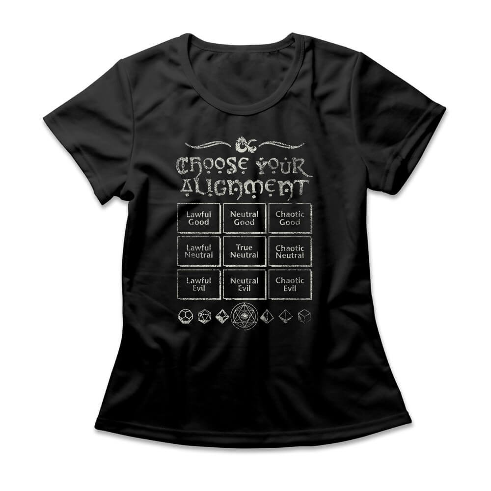 Camiseta Feminina Choose Your Alignment, Studio Geek