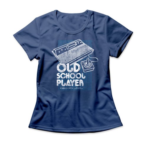 camiseta-feminina-old-school-player