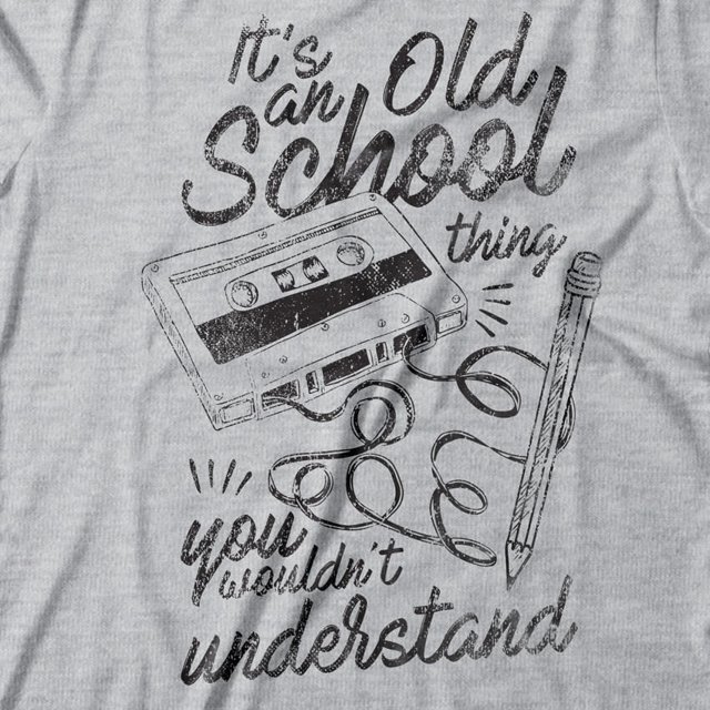 Camiseta Old School Thing