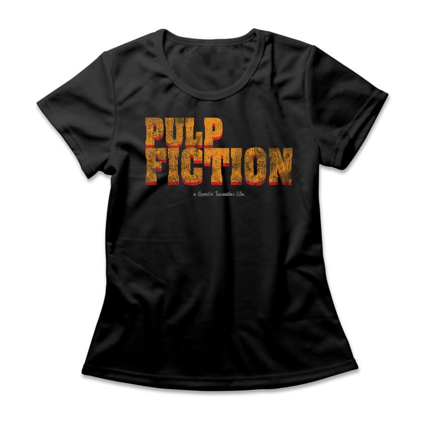 Camiseta Feminina Pulp Fiction Logo