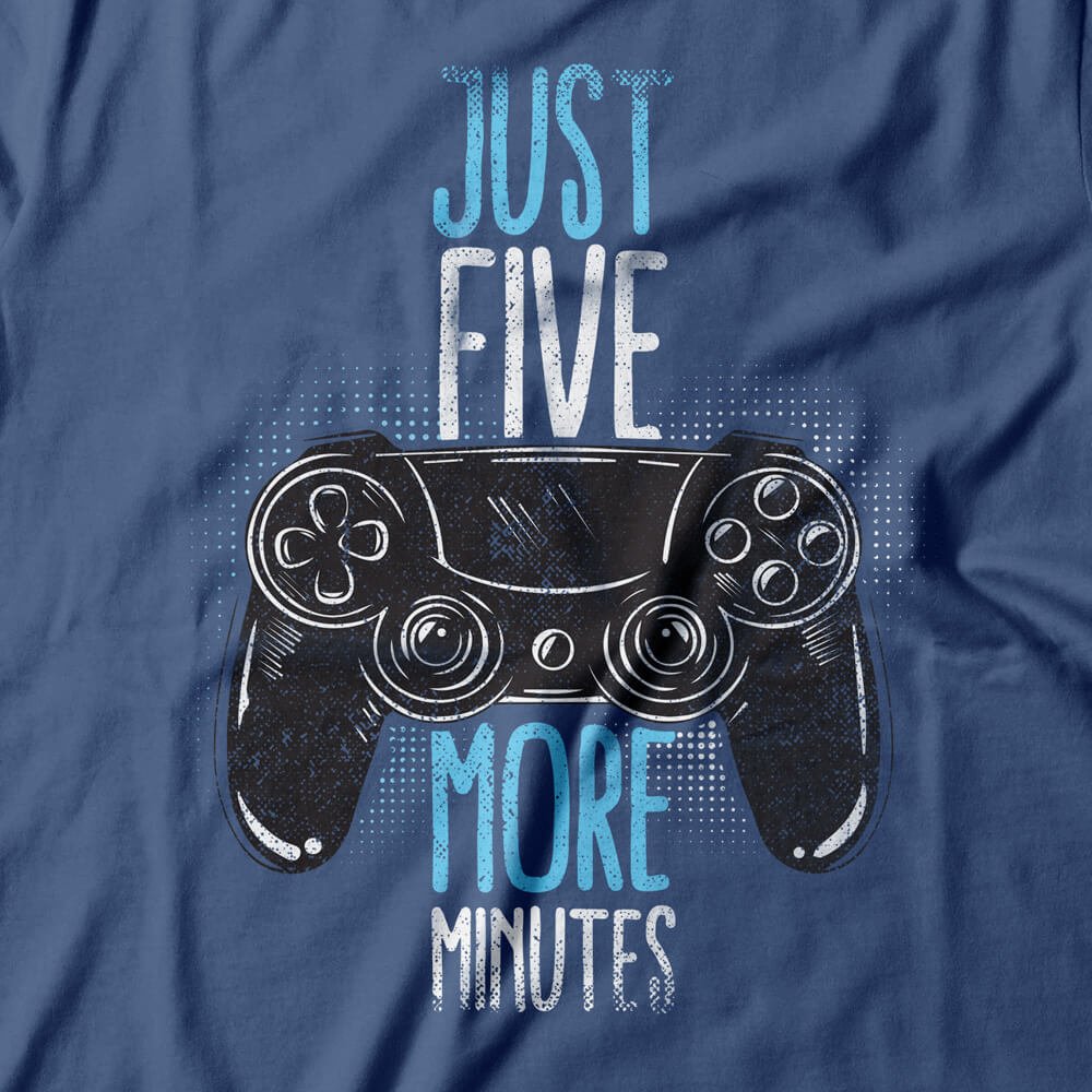 camiseta-five-more-minutes-estampa