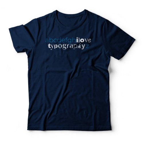 camiseta-i-love-typography