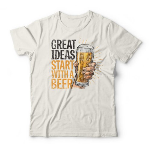 camiseta-ideas-with-a-beer