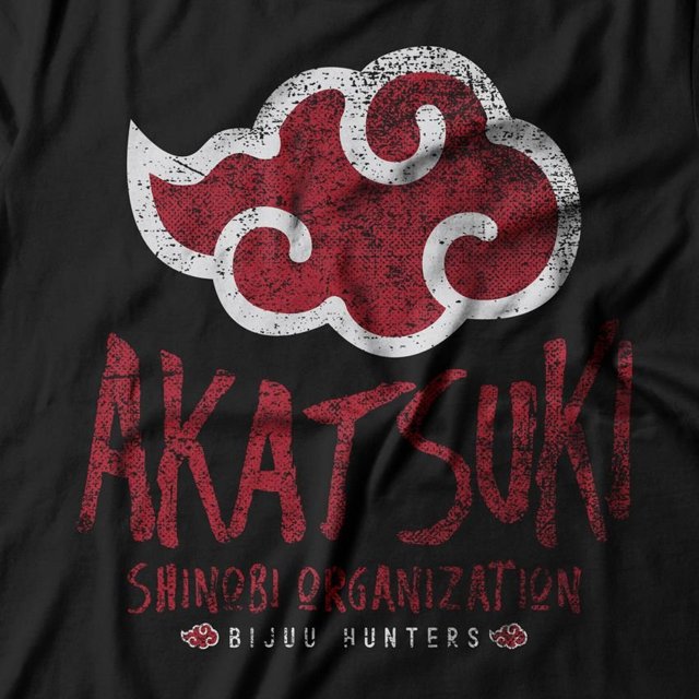 camiseta akatsuki masculina