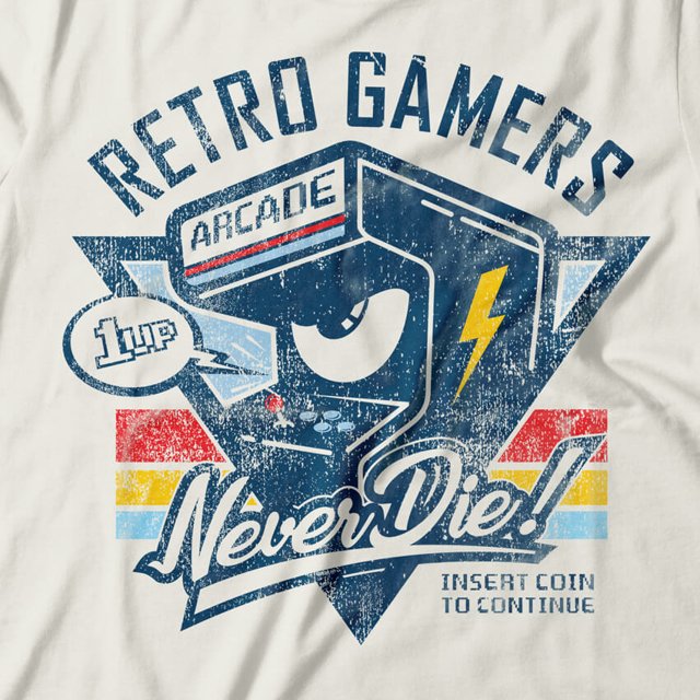 Camiseta Retro Gamers Arcade