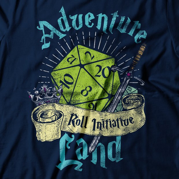 camiseta-rpg-adventure-land-estampa