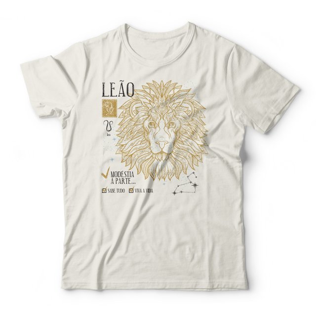 Camiseta Signo Leão | Studio Geek | Studio Geek