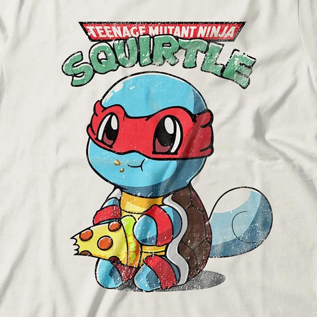 Camiseta Feminina Squirtle Ninja