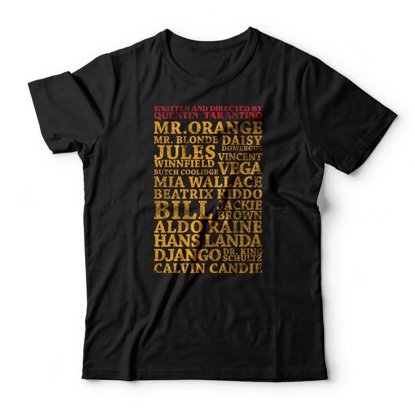 Camiseta Tarantino Personagens