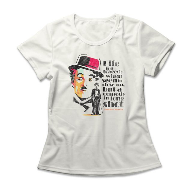 Camiseta Feminina Charlie Chaplin