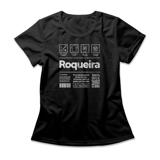 Camiseta Feminina Roqueira