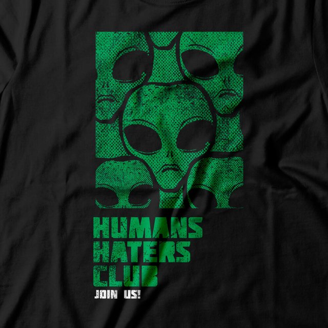 Camiseta I Don't Believe In Humans, Studio Geek