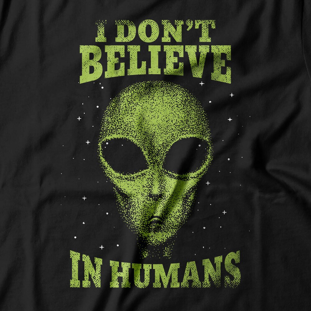 Camiseta I Don't Believe In Humans, Studio Geek