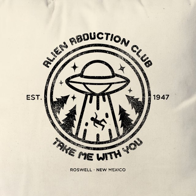 Almofada Alien Abduction Club