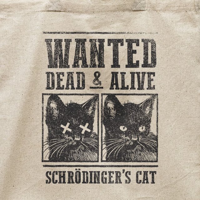 Ecobag Schrödinger's Cat