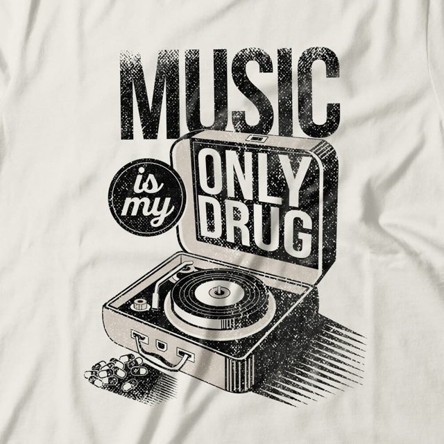 Camiseta Feminina Music Is My Only Drug