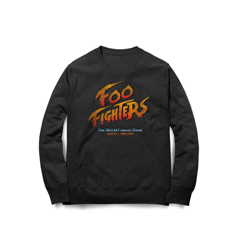 foo fighters zip up moletom com capuz