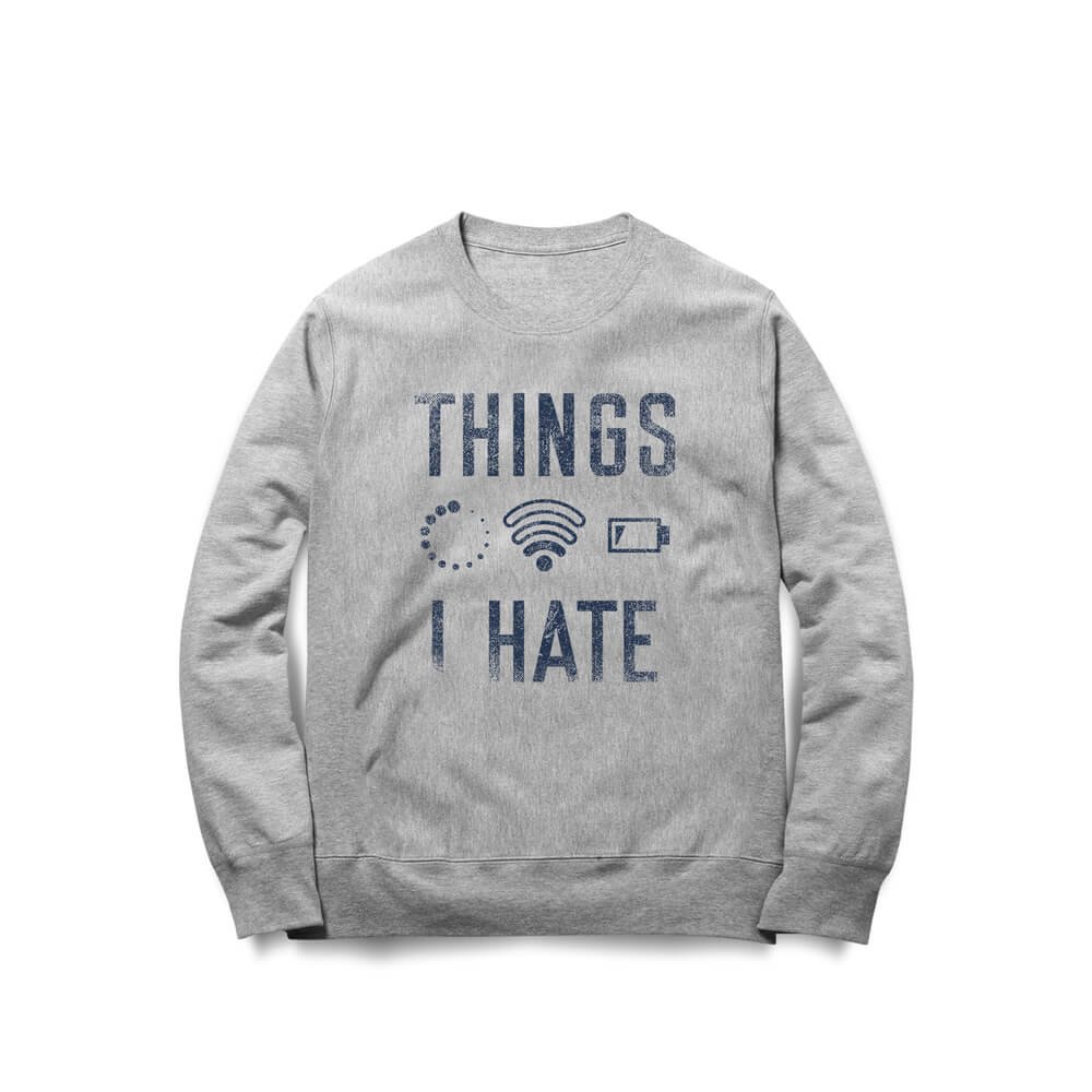 Moletom Com Capuz Things I Hate, Studio Geek