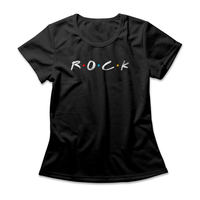Camiseta Feminina Rock Friends