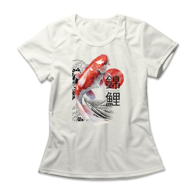 Camiseta Feminina Carpa Koi