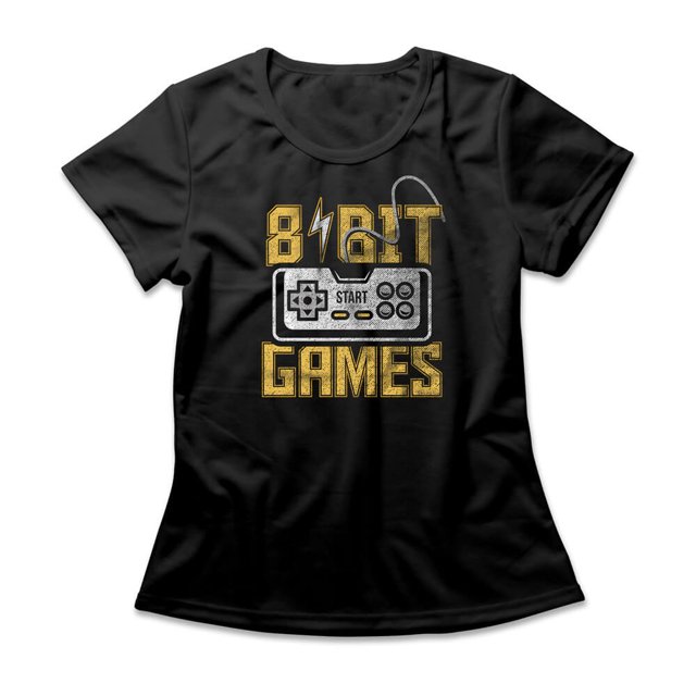 Camiseta Feminina 8 Bit Games