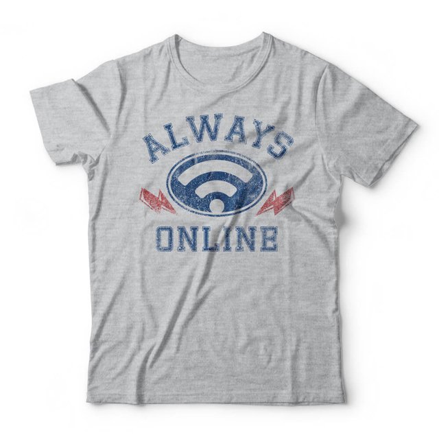 Camiseta Always Online
