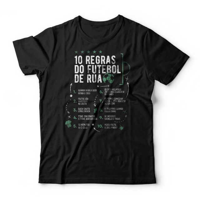 Camiseta Futebol De Rua