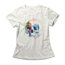 Camiseta Feminina Watercolor Skull